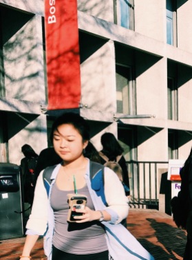 On the warmest day of the semester so far, iced coffee is essential